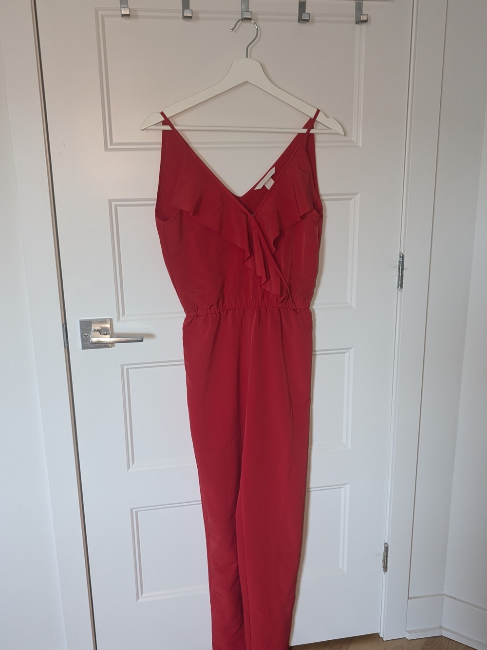 H&M Conscious Bright Red Jumpsuit